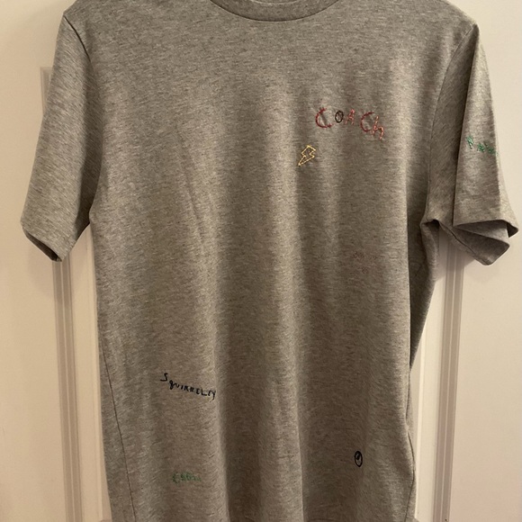 Coach Diary T-Shirt - NWT - Men’s Size Small - Heather Grey - Picture 3 of 12